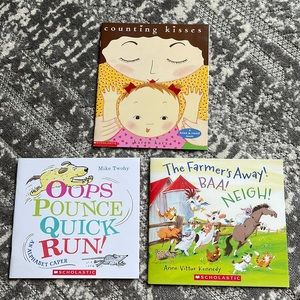 3 paperback books for young children